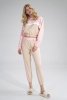 Spodnie Damskie Model M756 Beige/Pink - Figl